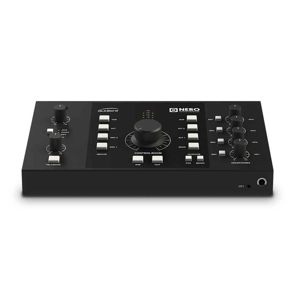 Audient(オーディエント) NERO(ネロ) デスクトップモニターコントローラー 前面・全体像