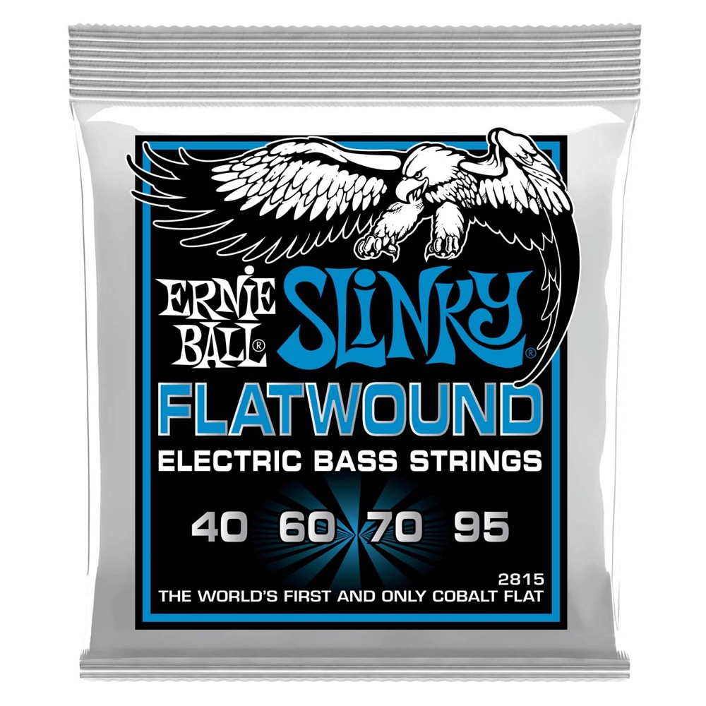 ERNIE BALL 2815 Extra Slinky Flatwound 40-95 Gauge エレキベース弦