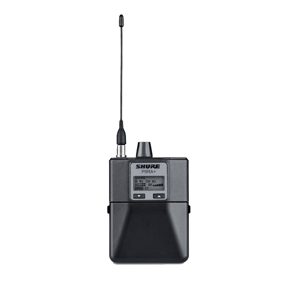 SHURE P9RA+-K1J インイヤー・モニターシステム ボディーパック型受信機