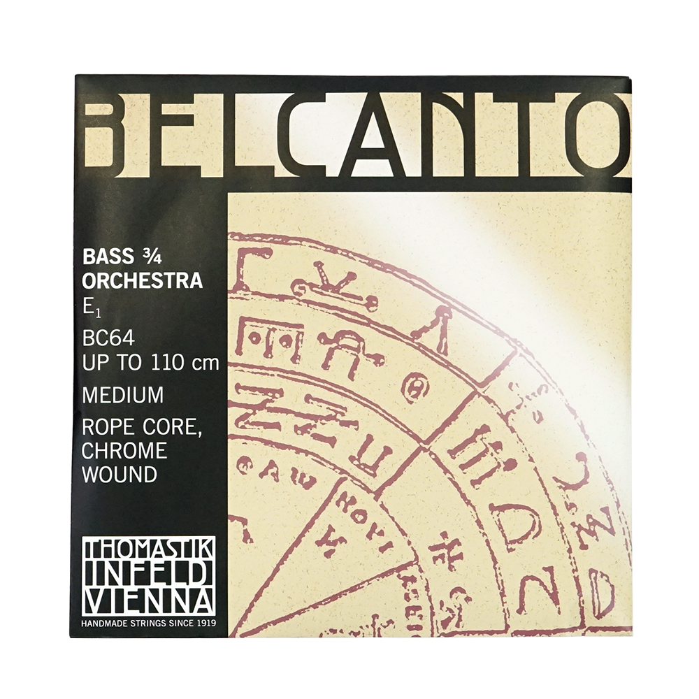 Thomastik Belcanto BC64 Bass E Medium ベルカント コントラバス 3/4 E線 バラ弦