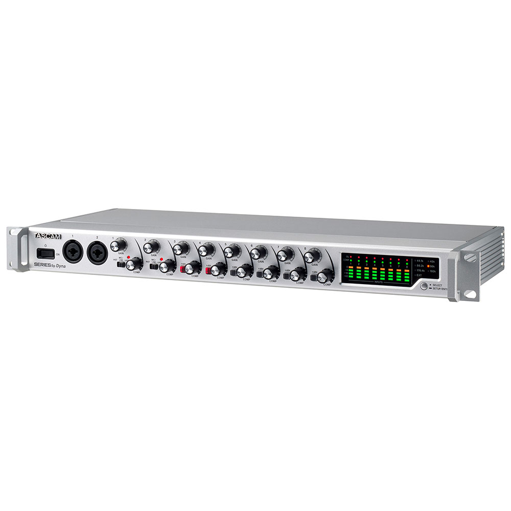 TASCAM SERIES 8p Dyna アナログコンプレッサー搭載8チャンネルマイクプリアンプ 裏面 画像