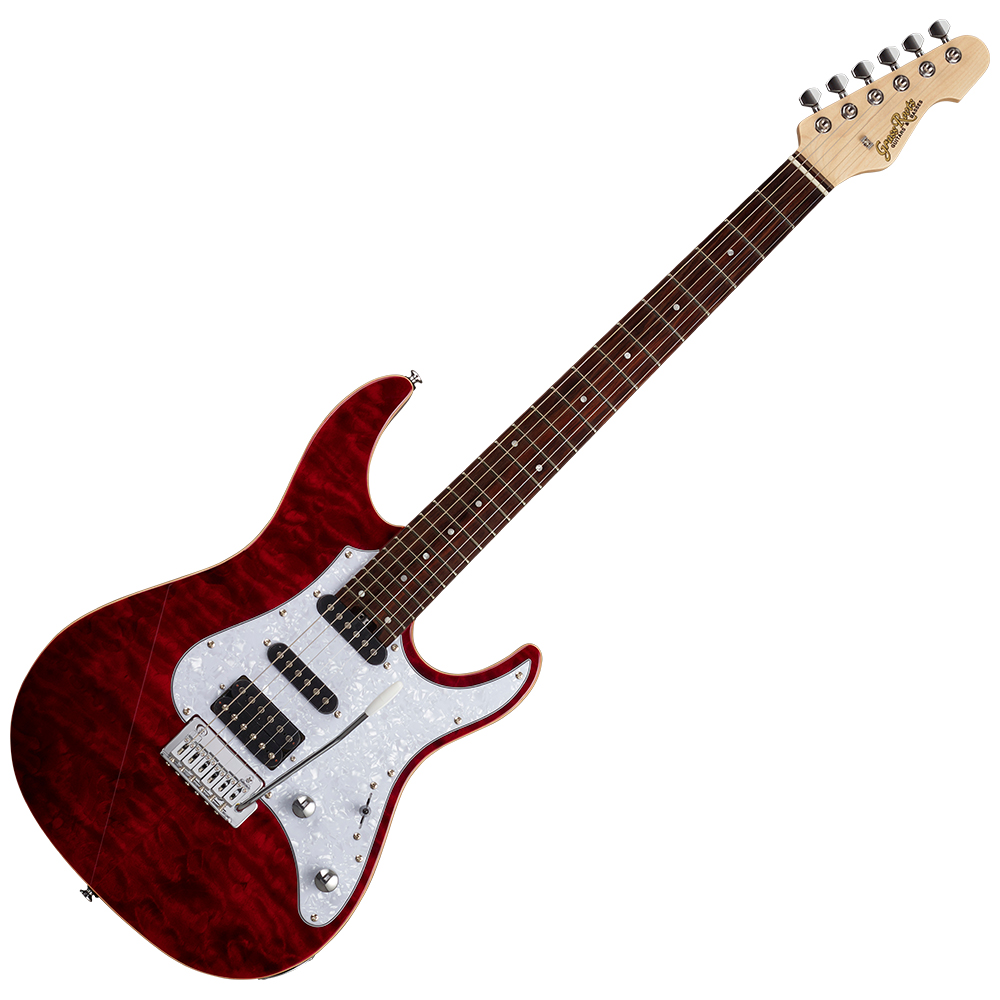 GrassRoots G-SN-CTM See Thru Red エレキギター