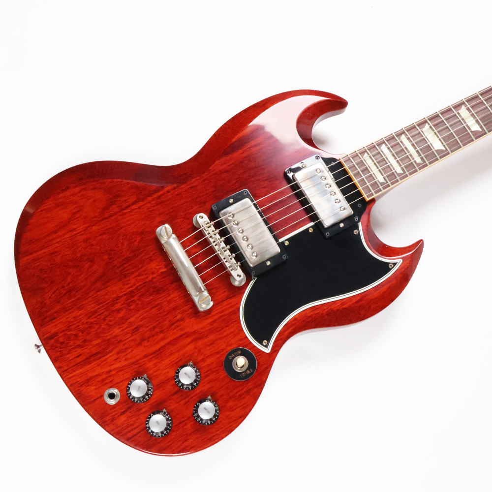 Gibson Custom Shop 1961 Les Paul SG Standard Reissue Stop Bar VOS Cherry Red ギブソン カスタムショップ エレキギター ボディ画像