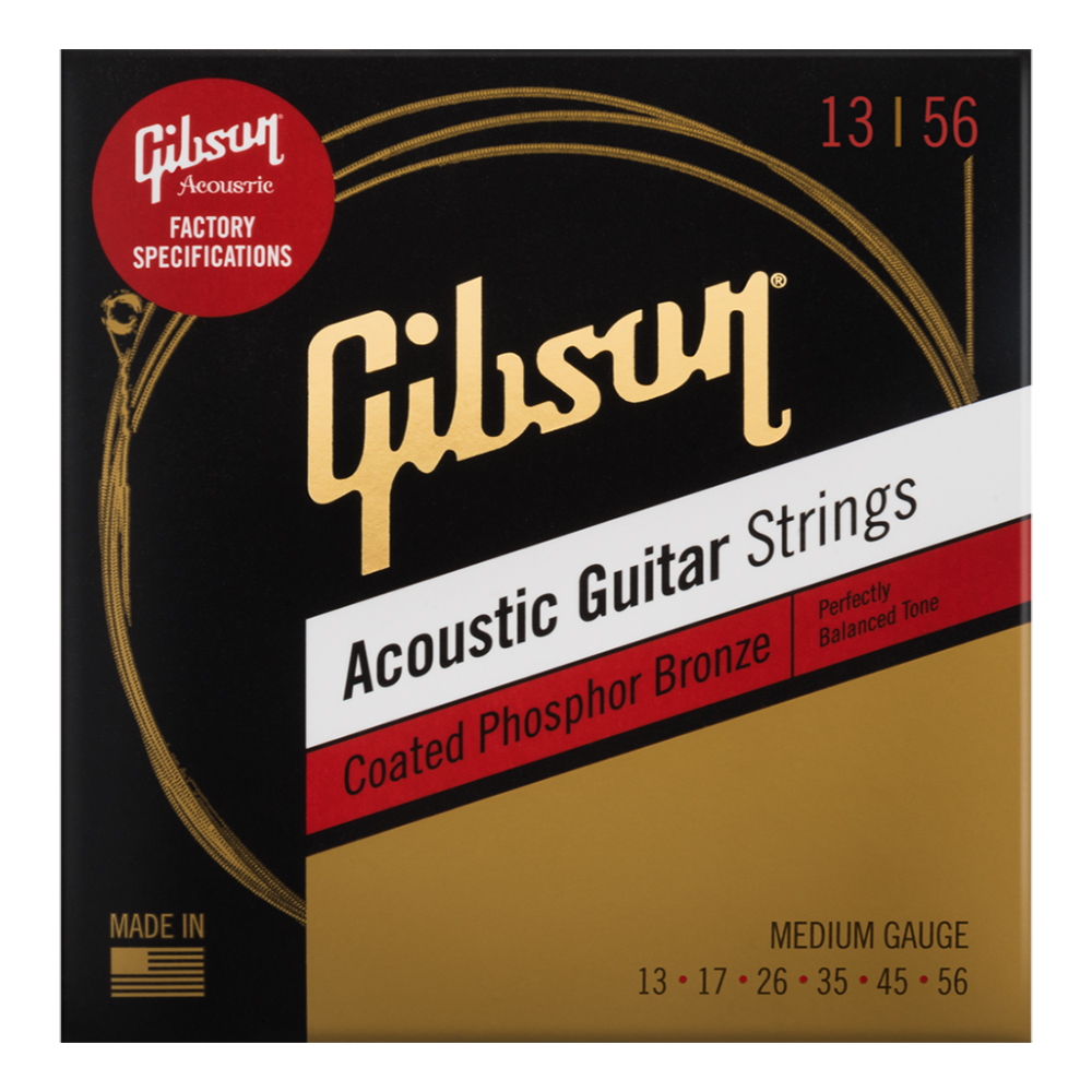 GIBSON SAG-CPB13 Coated Phosphor Bronze Medium アコースティックギター弦