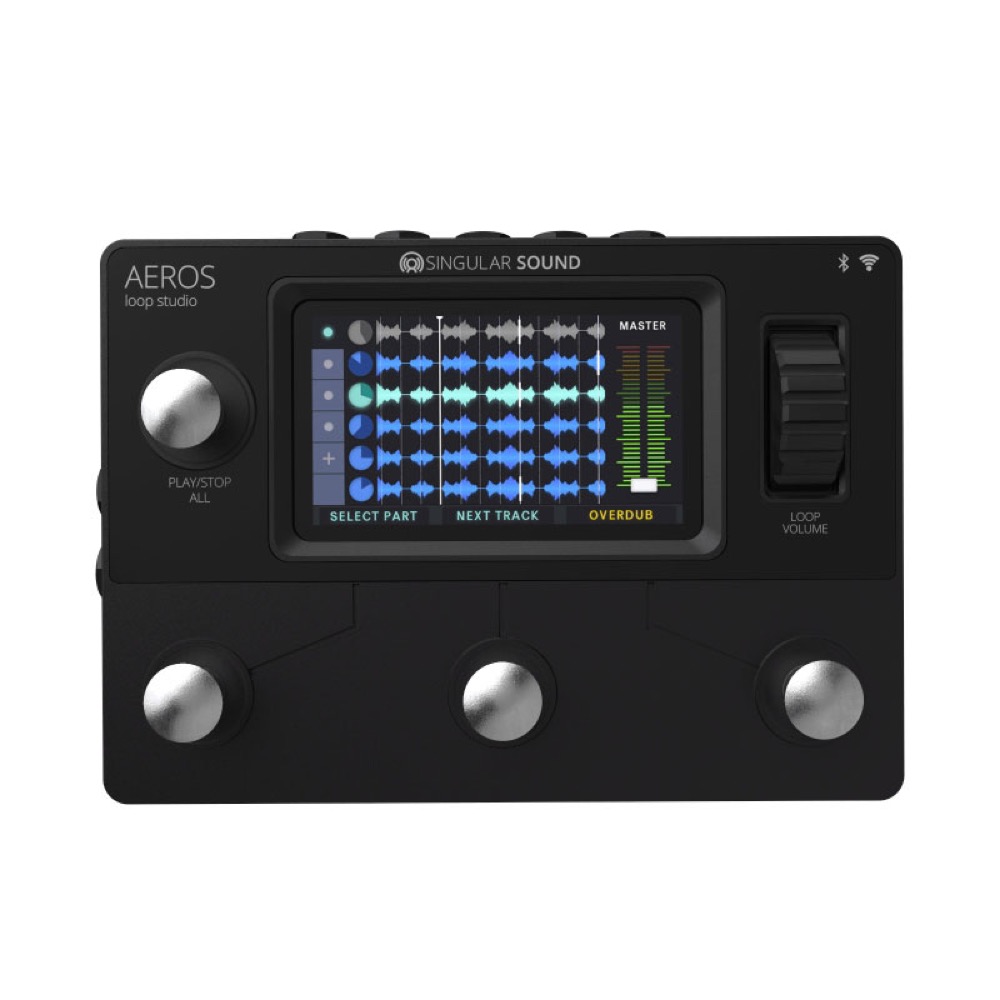 Singular Sound AEROS loop studio ルーパーペダル