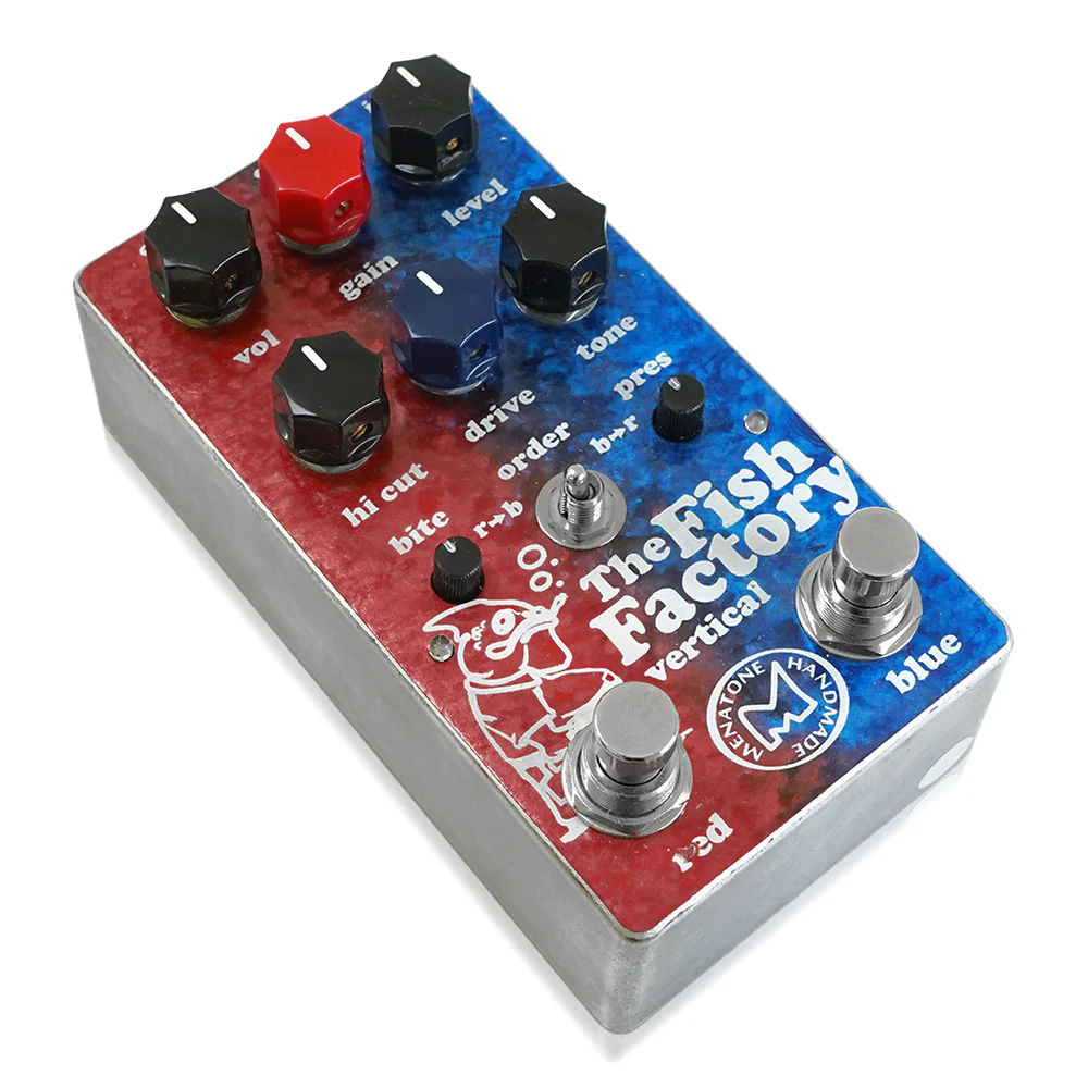 Menatone メナトーン Fish Factory オーバードライブ ギターエフェクター 全体