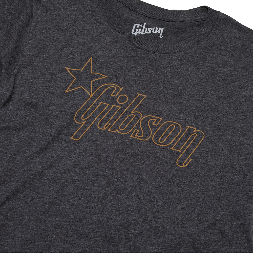 GIBSON GA-LC-STRGLG STAR LOGO TEE LG Tシャツ Lサイズ 半袖 ロゴ部