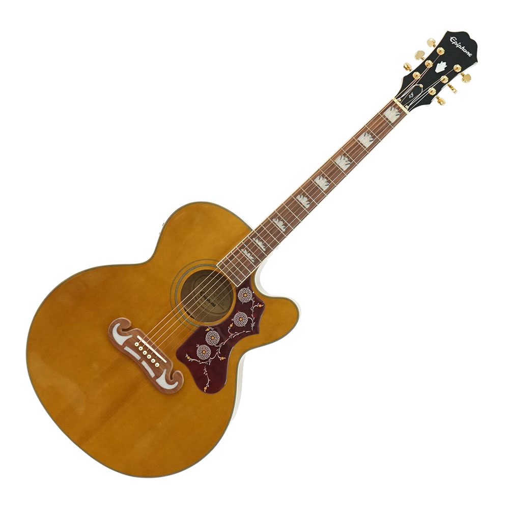 Epiphone J-200 EC Studio Vintage Natural エレクトリックアコースティックギター