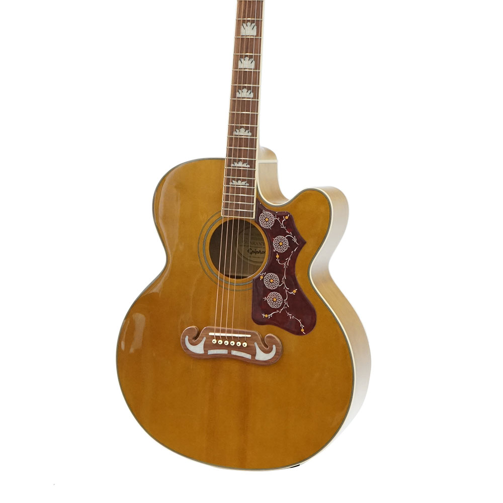 Epiphone J-200 EC Studio Vintage Natural エレクトリックアコースティックギター