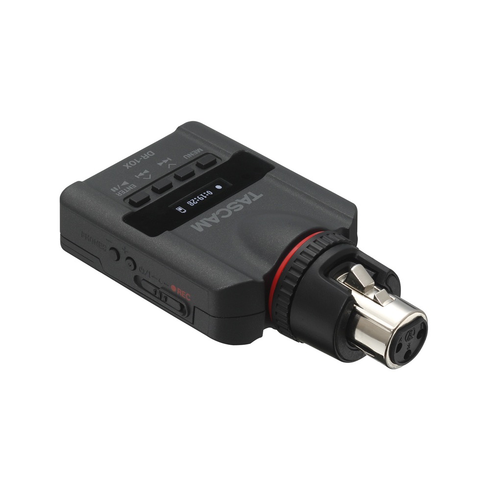 TASCAM DR-10X XLRマイク用プラグオンマイクロリニアPCMレコーダー