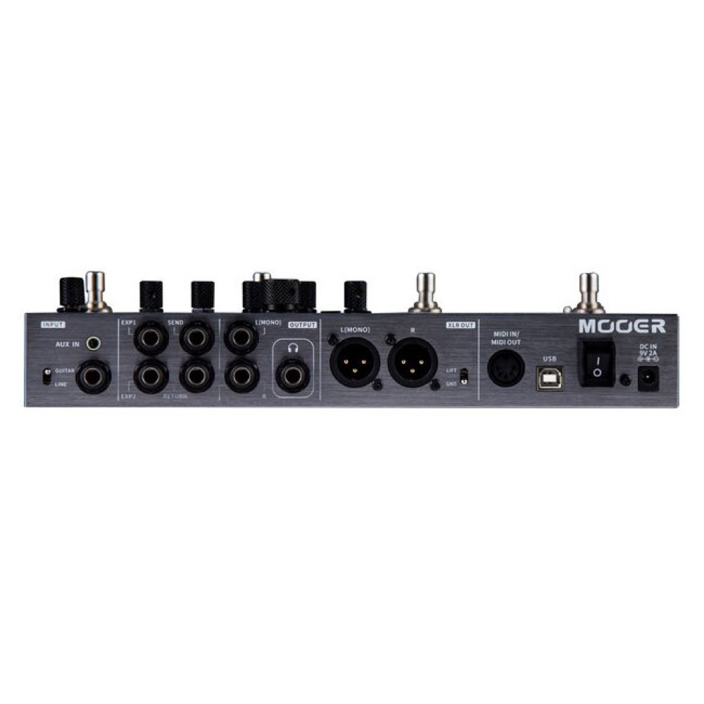 Mooer GE300 LITE ムーア マルチエフェクター 背面 接続端子詳細