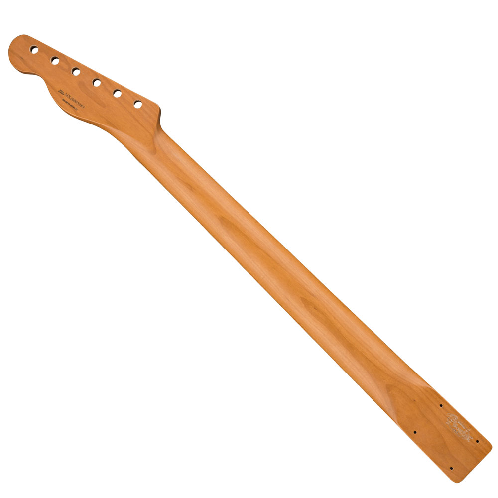 Fender Roasted Maple Vintera Mod 60s Telecaster Neck， 21 Medium Jumbo Frets， 9.5'， 'C' Shape エレキギターネック 裏面