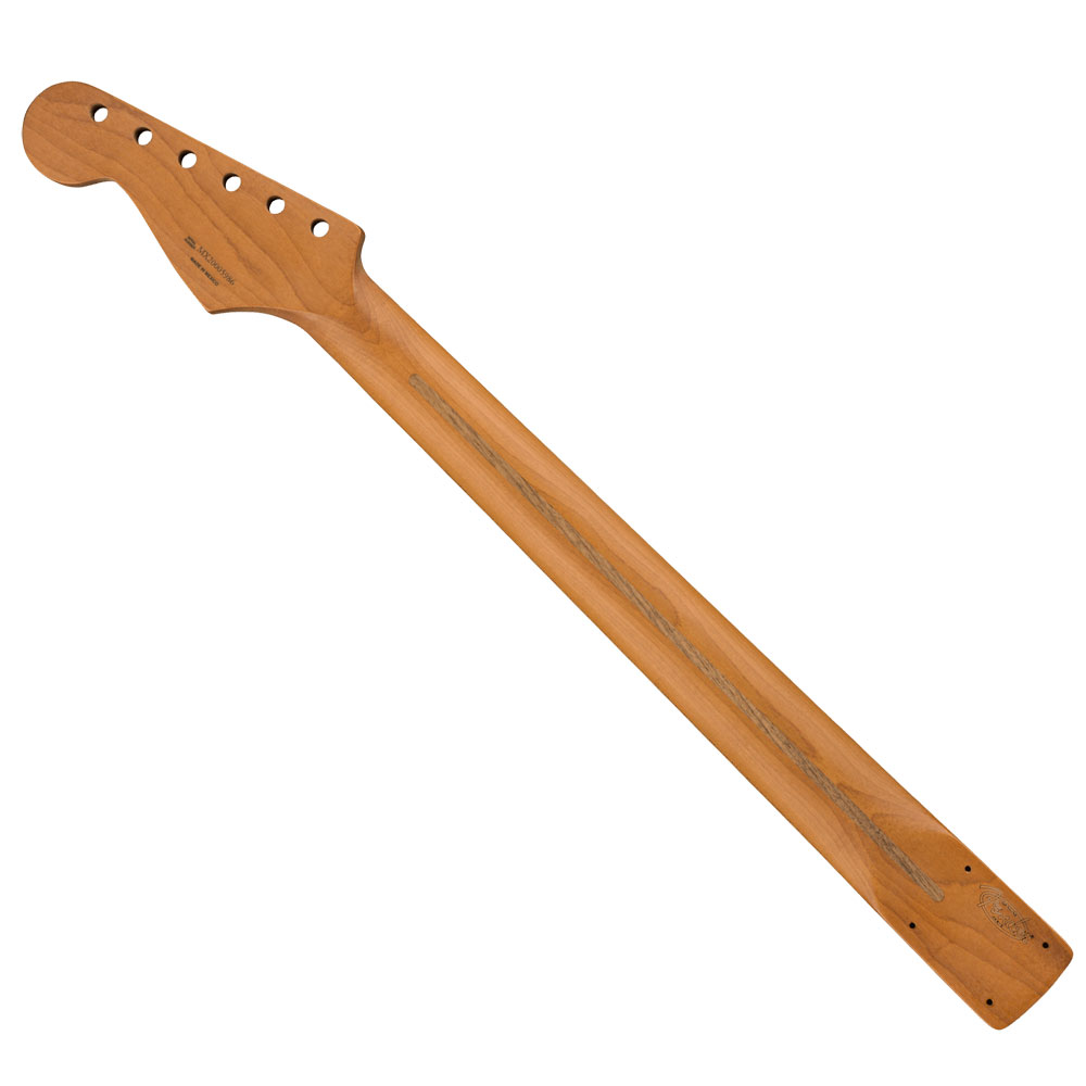 Fender Roasted Maple Vintera Mod 50’s Stratocaster Neck, 21 Medium Jumbo Frets, 9.5', 'V' Shape エレキギターネック 裏面