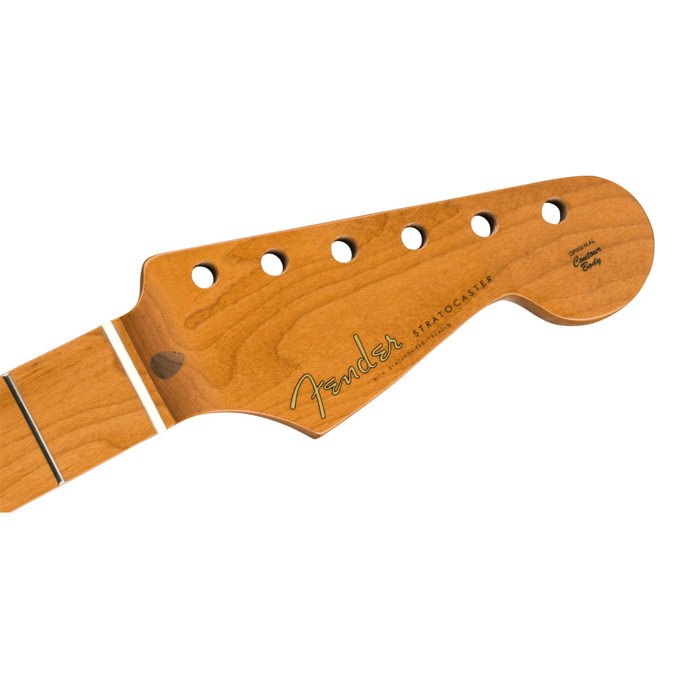 Fender Roasted Maple Vintera Mod 50’s Stratocaster Neck, 21 Medium Jumbo Frets, 9.5', 'V' Shape エレキギターネック ヘッド