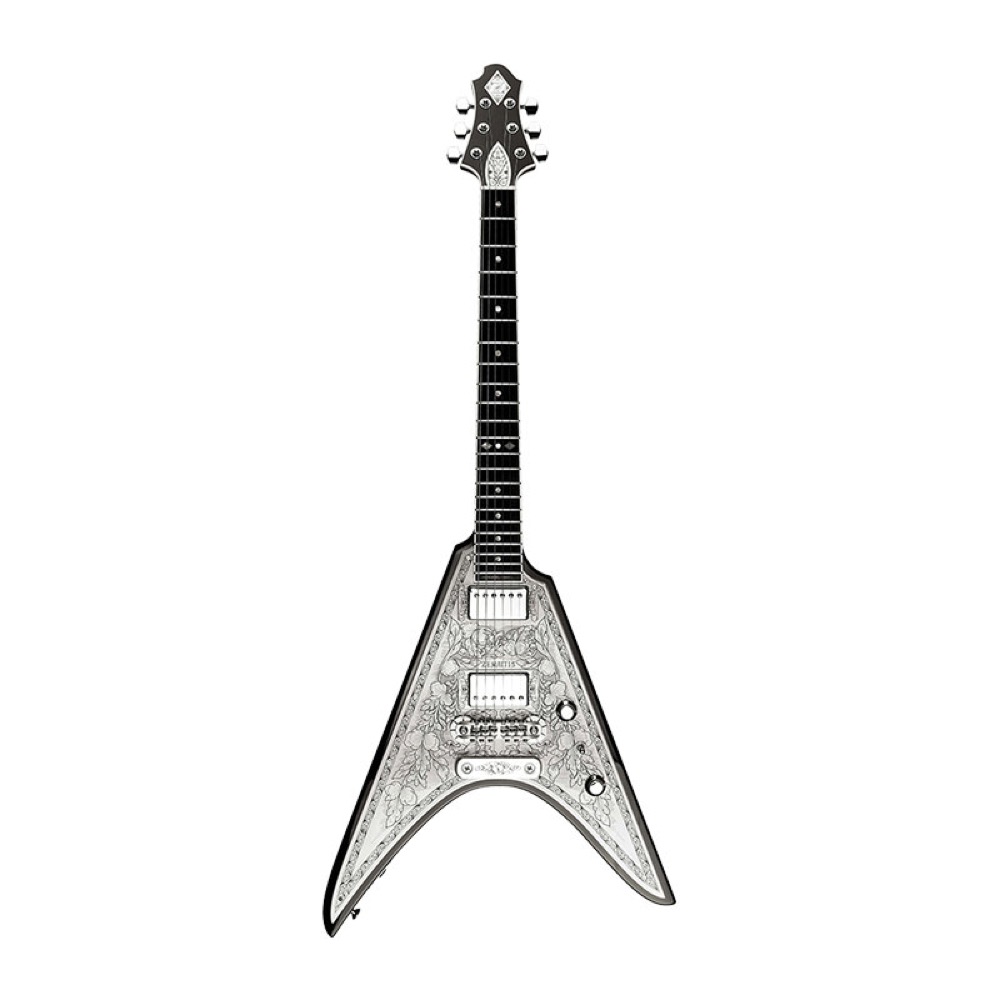 ZEMAITIS MFGV22 BK Gloss Black エレキギター