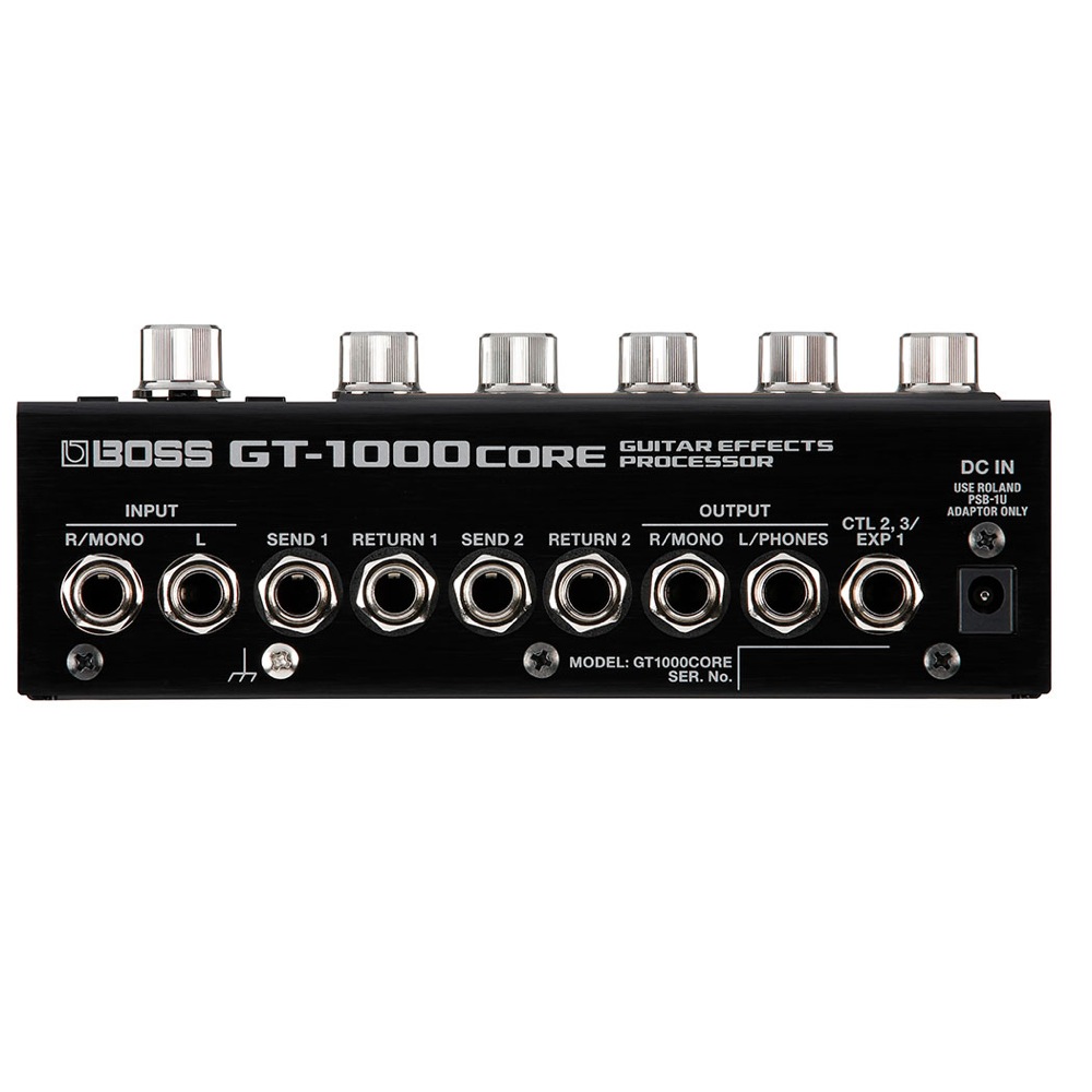 BOSS(ボス) GT-1000CORE Guitar Effects Processor マルチエフェクター 背面・全体像・入出力端子