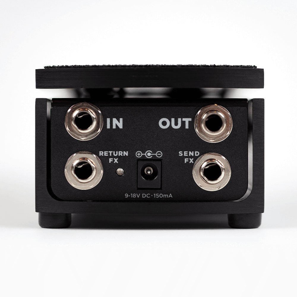 ERNIE BALL VPJR Tuner Black P06203 チューナー搭載 ボリュームペダル IN、OUTに加え、Send/Return端子も装備