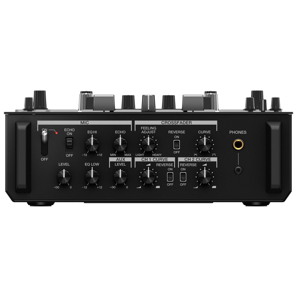 Pioneer DJ DJM-S11 DJミキサー プロフェッショナル向け スクラッチスタイル 2ch 横からの画像