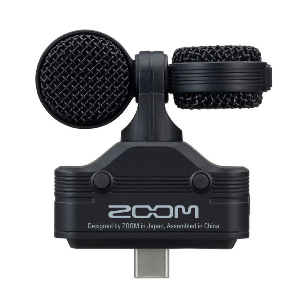 ZOOM Am7 Android用 USB Type-C接続 MSステレオマイク 横からの画像