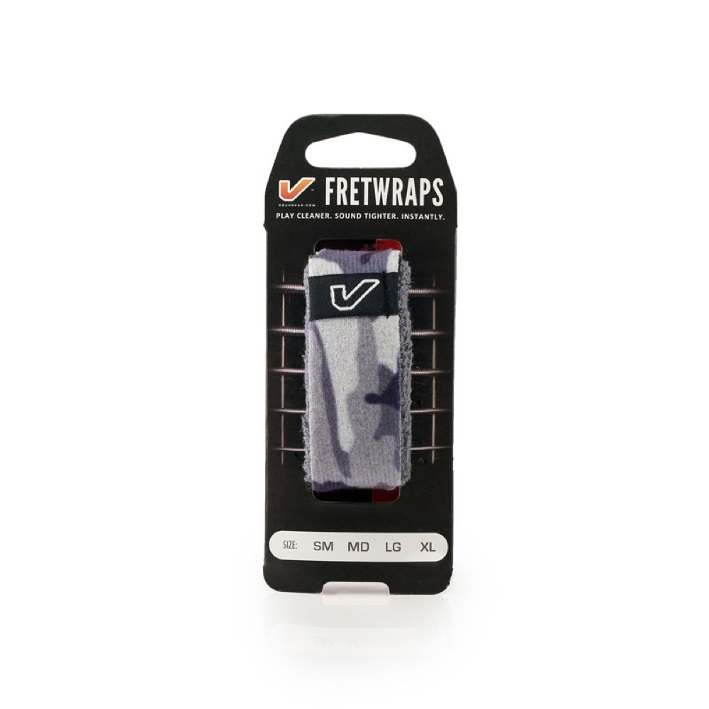 Gruv Gear FW-1PK-CMW-XL FretWraps White/Gray Camo prints 1-Pack エクストララージ 8弦〜12弦エレキギター用 フレットラップ Gruv Gear FW-1PK-CMW-XL FretWraps White/Gray Camo prints 1-Pack エクストララージ 8弦〜12弦エレキギター用 フレットラップ