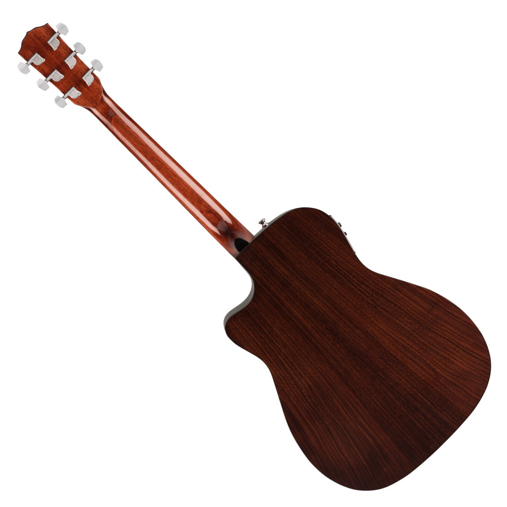 Fender フェンダー CC-140SCE Concert Nat w/case WN エレクトリックアコースティックギター 全体背面画像