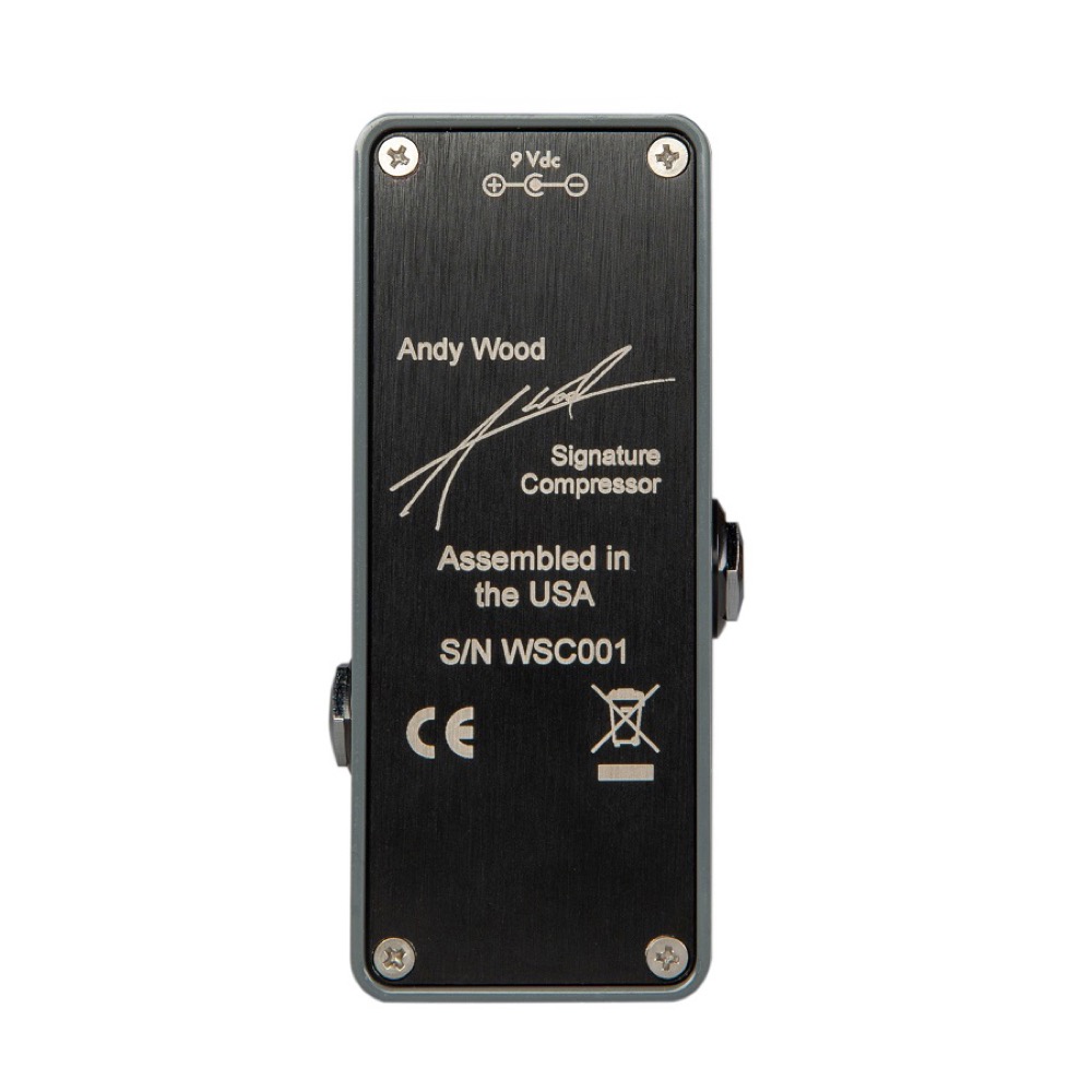 Suhr Woodshed Comp Andy Wood Signature コンプレッサー エフェクター 裏面画像