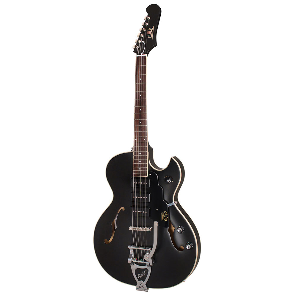 GUILD Newark St.Collection STARFIRE I JET 90 Satin Black エレキギター ギルド 斜めからの画像