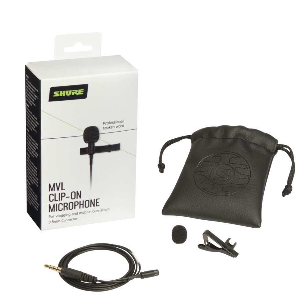 SHURE MVL-3.5MM ラベリアマイク SHURE MVL-3.5MM ラベリアマイク