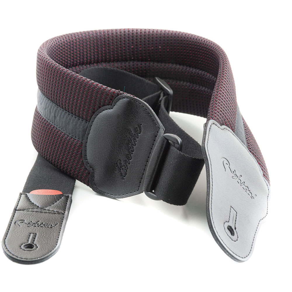RightOn! STRAPS BREATHE ギター・ベース用ストラップ ライトンオン 巻いた画像 ピックポケット部