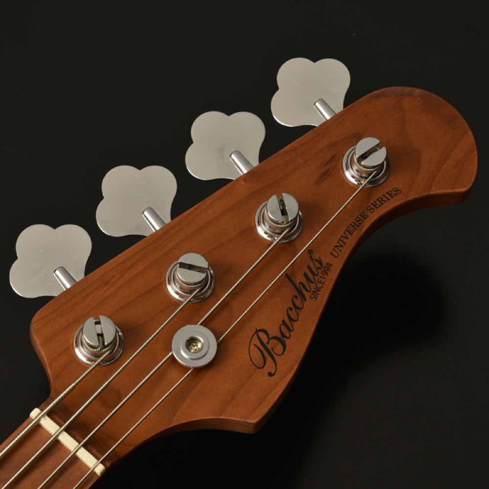 BACCHUS BJB-1-RSM/M 3TS ROASTED MAPLE エレキベース ヘッド画像