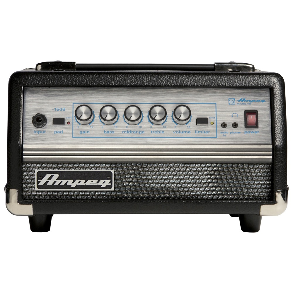 Ampeg Micro-VR Head ベースアンプヘッド 正面からの画像