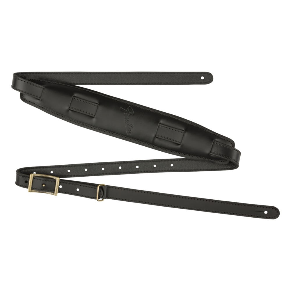 Fender Mustang Saddle Strap Black ギターストラップ