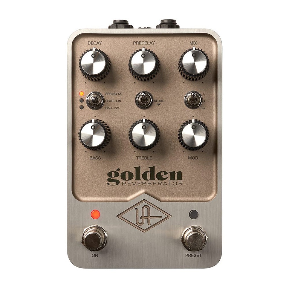 Universal Audio UAFX Golden Reverberator ステレオリバーブ ギターエフェクター