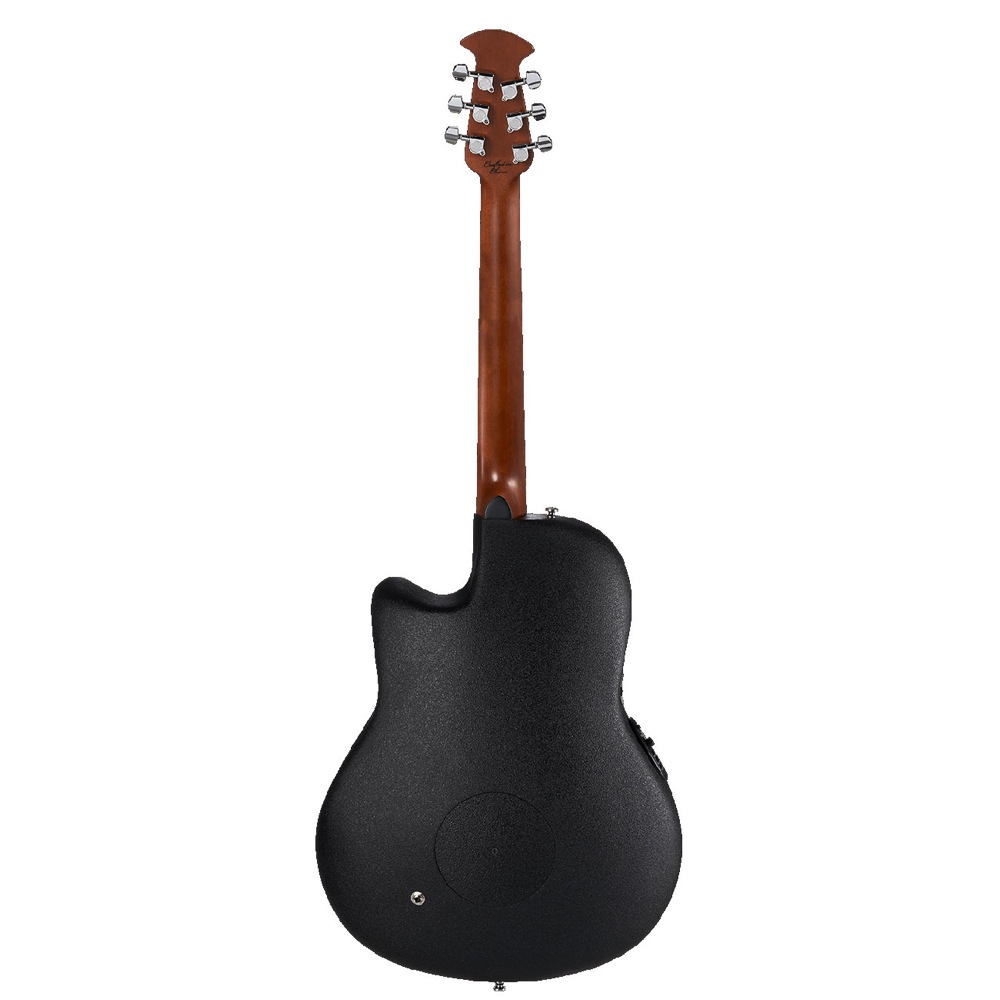 OVATION Celebrity Elite Exotic Mid Depth CE44X-9B エレクトリックアコースティックギター 背面の画像