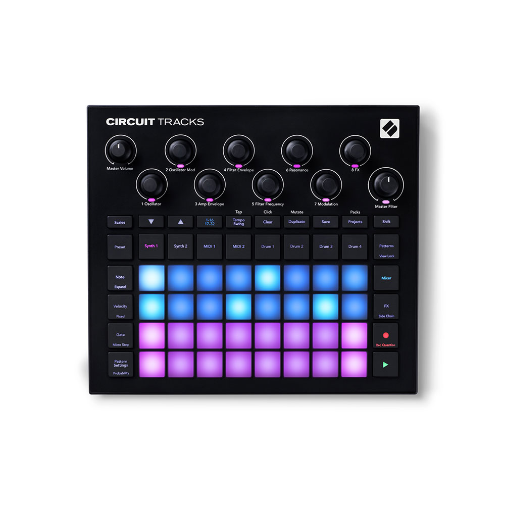 novation Circuit Tracks グルーブボックス リズムマシン