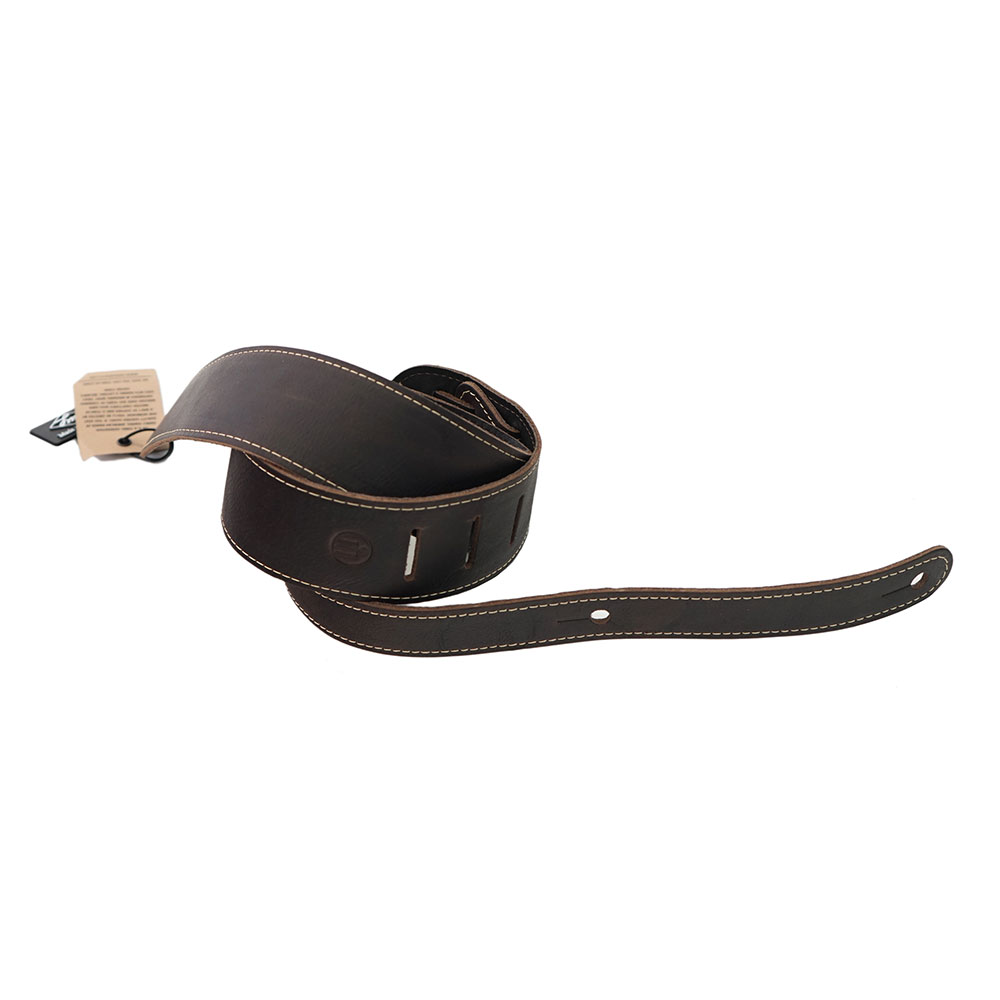 LM Products LS-2304H Chocolate Craftsman Leather ギターストラップ
