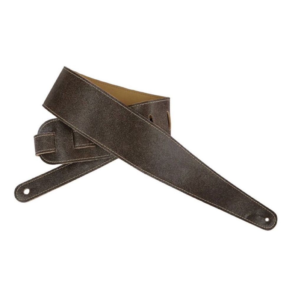 LM Products LS-2804D Brown Relic Leather ギターストラップ