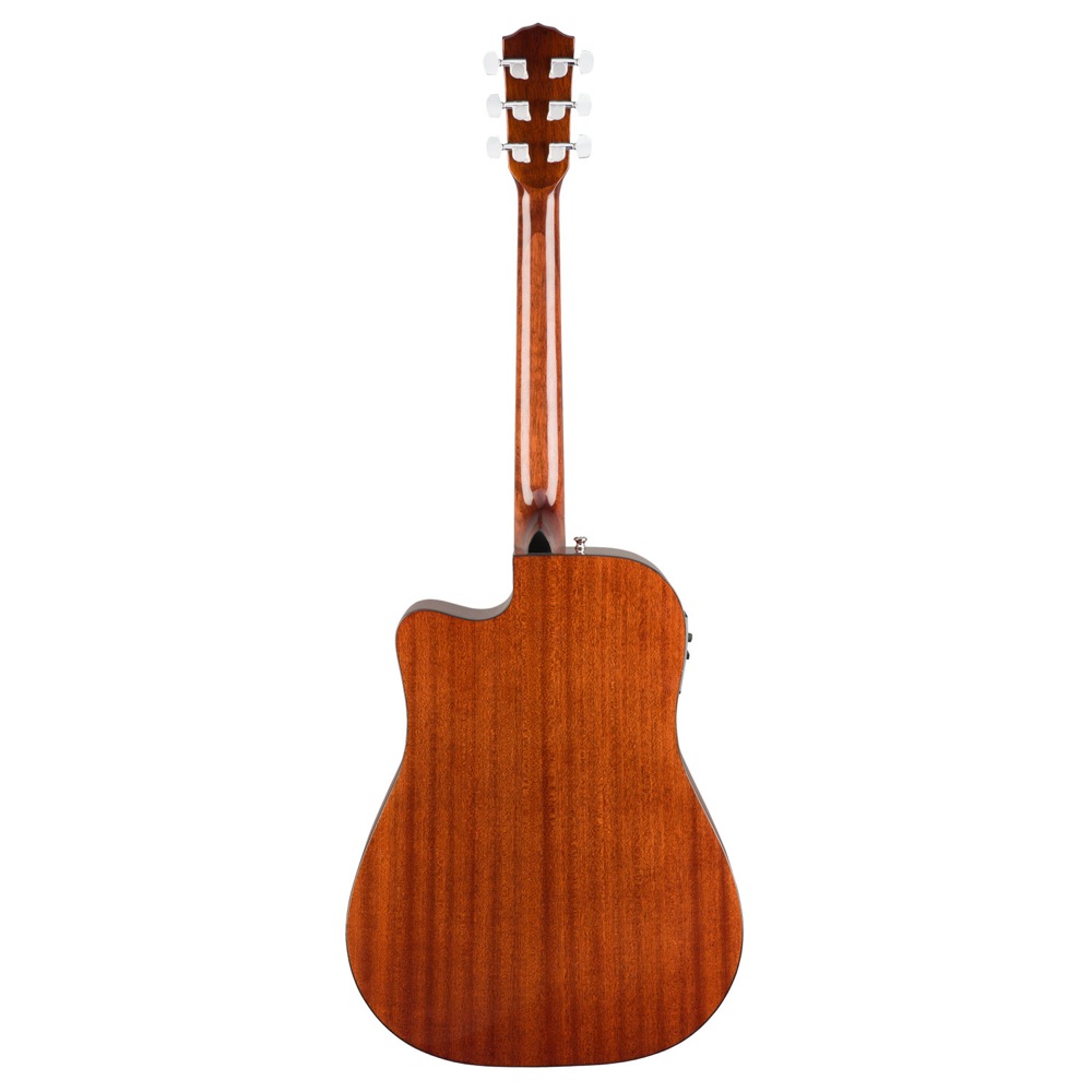 Fender CD-140SCE Dreadnought AM w/case WN エレクトリックアコースティックギター 背面の画像