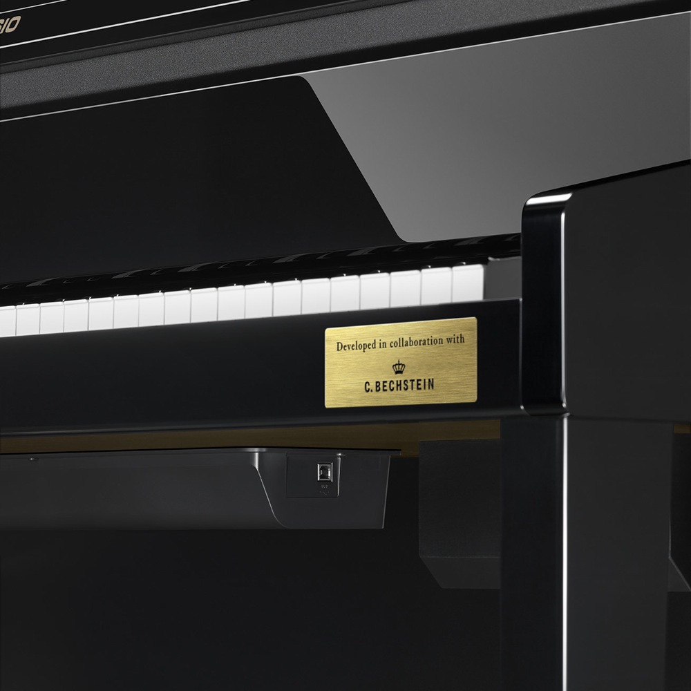 CASIO CELVIANO Grand Hybrid GP-510BP 電子ピアノ 高低自在椅子付き 【組立設置無料サービス中】 側面の画像