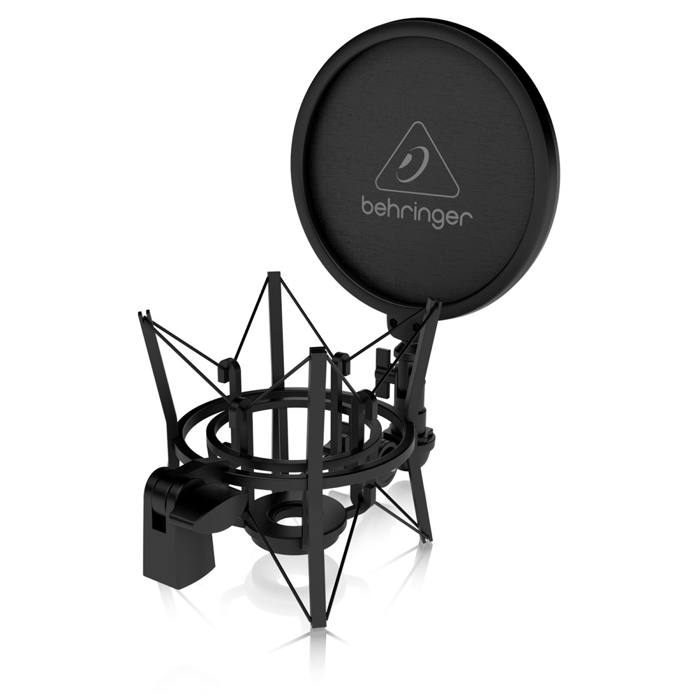 BEHRINGER TM1 コンデンサーマイク ポップガード ショックマウント ケーブル付き ショックマウント、ポップガードの画像