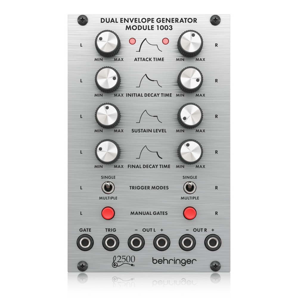 BEHRINGER 1003 DUAL ENVELOPE GENERATOR ユーロラック用 2500シリーズデュアルエンベロープジェネレーターモジュール