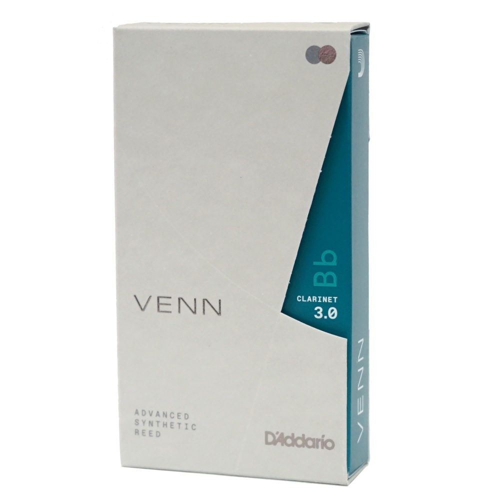 D'Addario Woodwinds/RICO VBB0130G2 VENN B♭クラリネット 樹脂リード 3.0 1枚