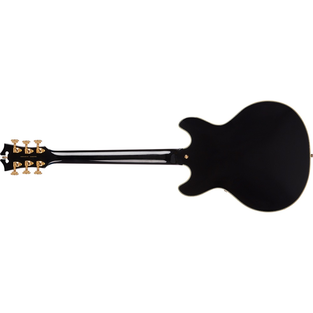 D’Angelico Excel Mini DC Black エレキギター バック画像