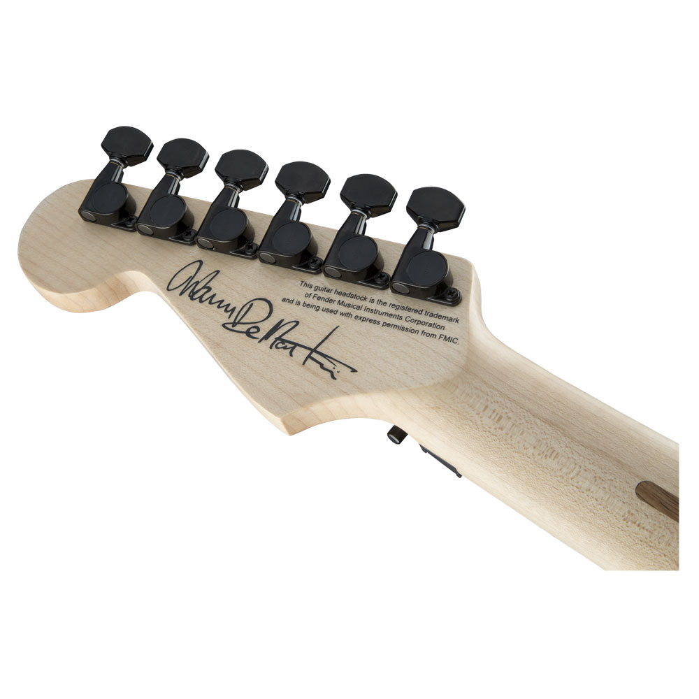 Charvel Warren DeMartini USA Signature Frenchie Snow White with Frenchie Graphic エレキギター ヘッド裏