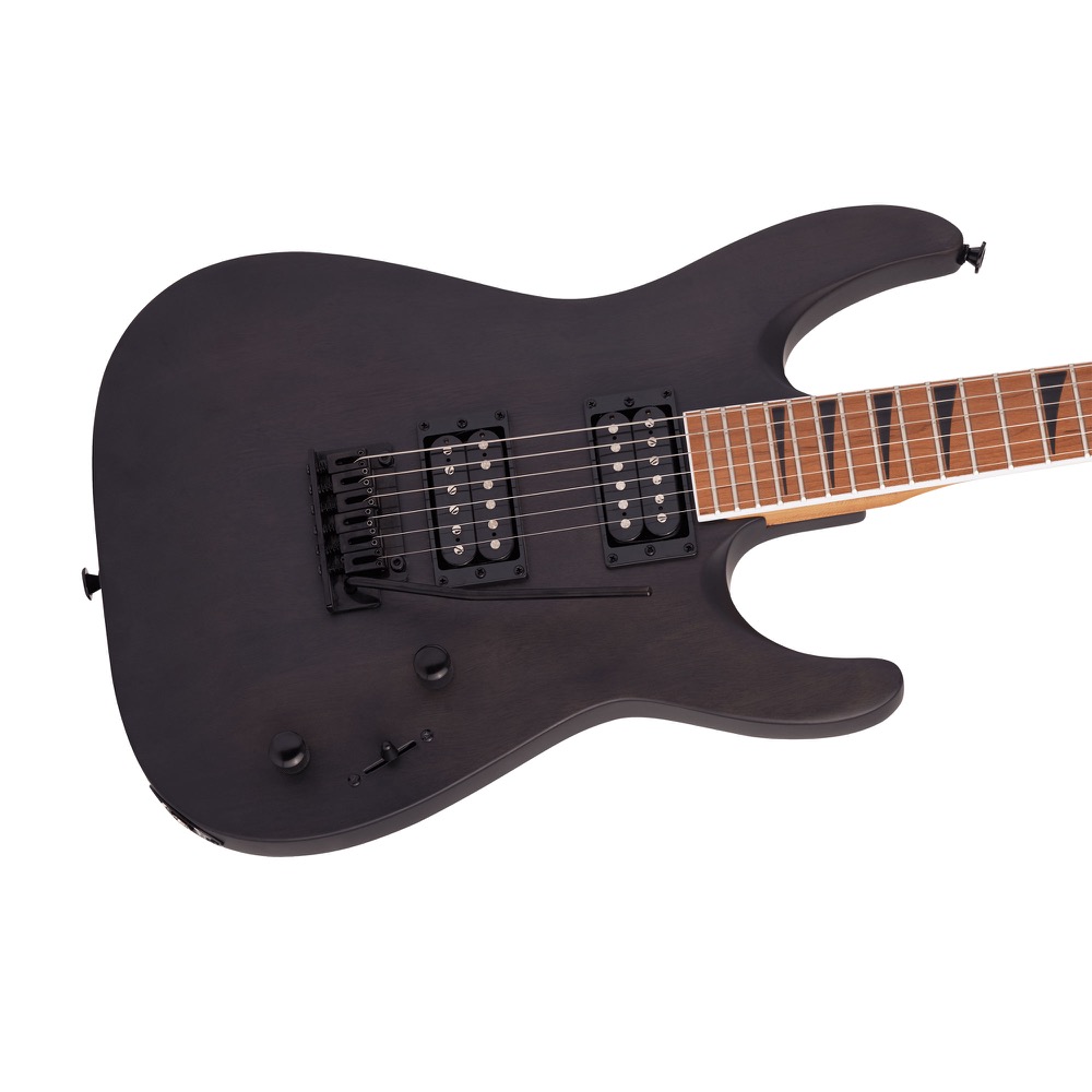 Jackson JS Series Dinky Arch Top JS24 DKAM Black Stain エレキギター ボディアップ画像