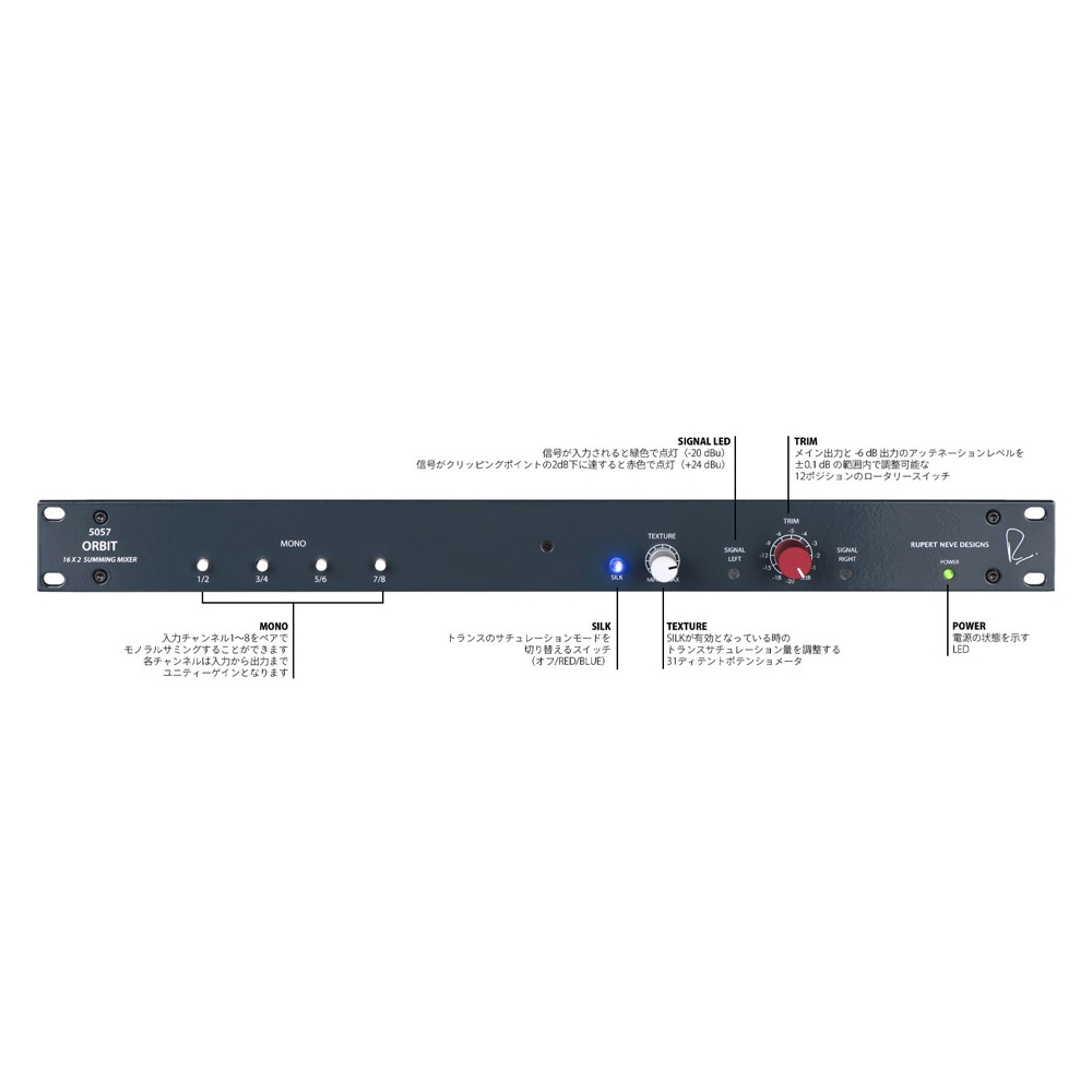 Rupert Neve Designs 5057 Orbit 16チャンネル サミングミキサー の画像