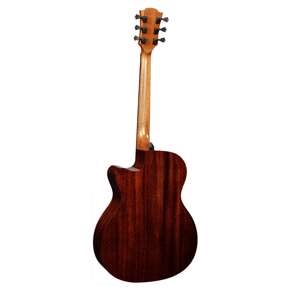 LAG GUITARS T118ACE-BRS エレクトリックアコースティックギター ボディバック画像
