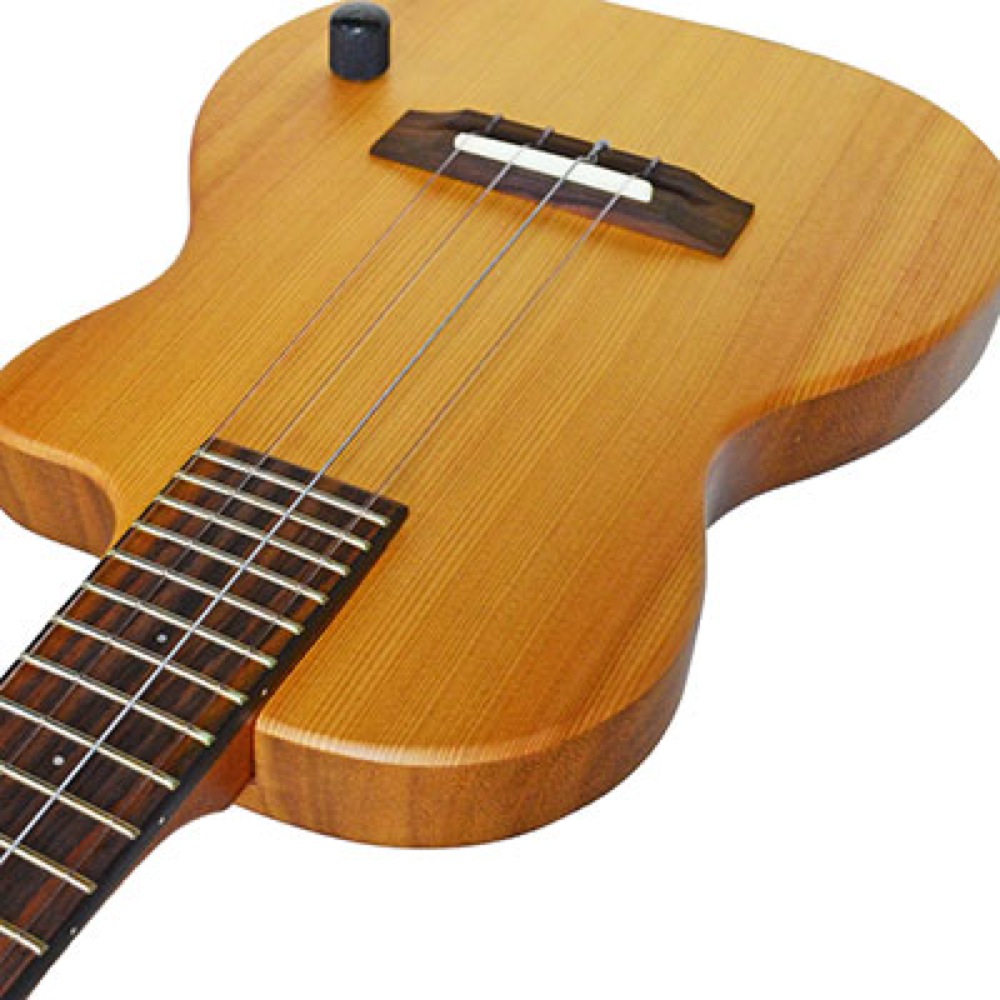 PONO TE-C Tenor Cedar Top エレクトリックテナーウクレレ アップの画像