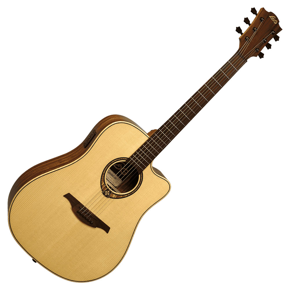 LAG GUITARS T318DCE エレクトリックアコースティックギター ボディトップ画像