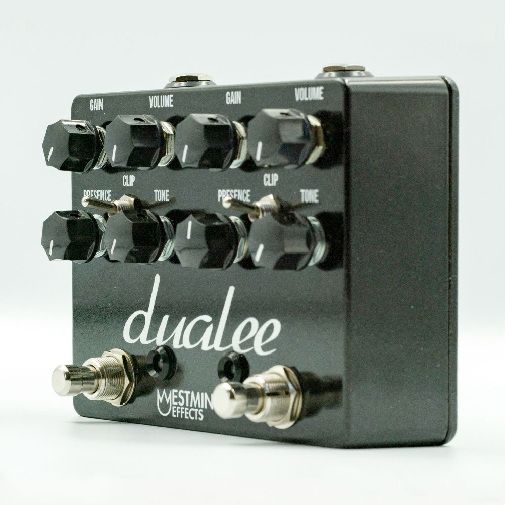 Westminster Effects WE-DUAL Dualee V2 オーバードライブ ギターエフェクター コントロールノブ画像